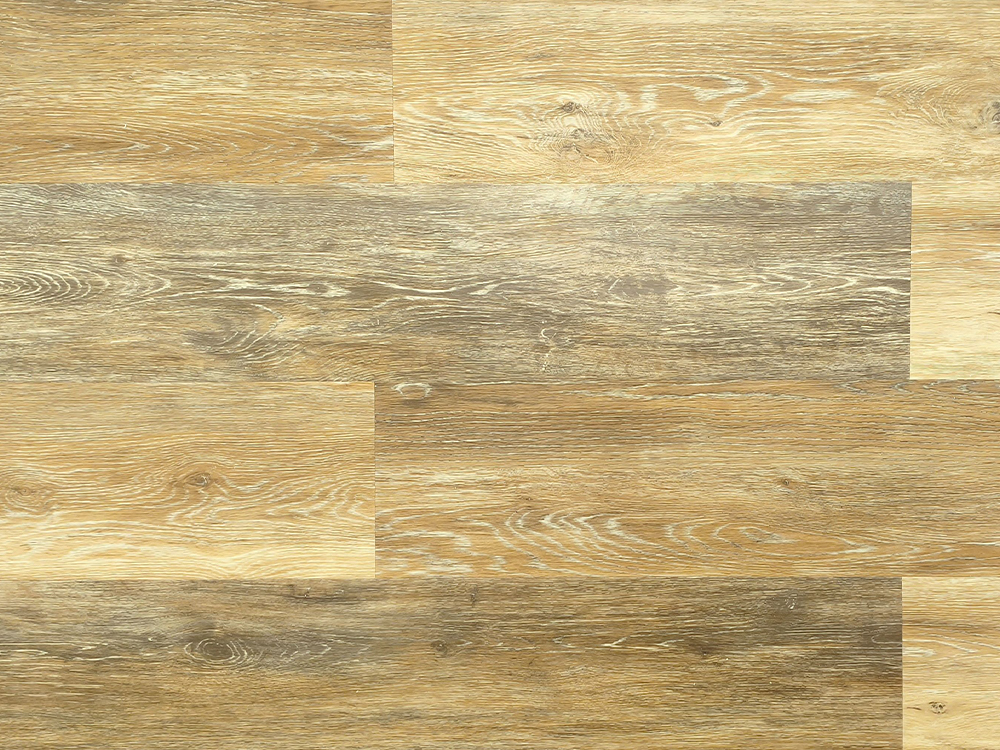 Sàn SPC Hạt gỗ màu nâu nhạt 7,25 × 48 