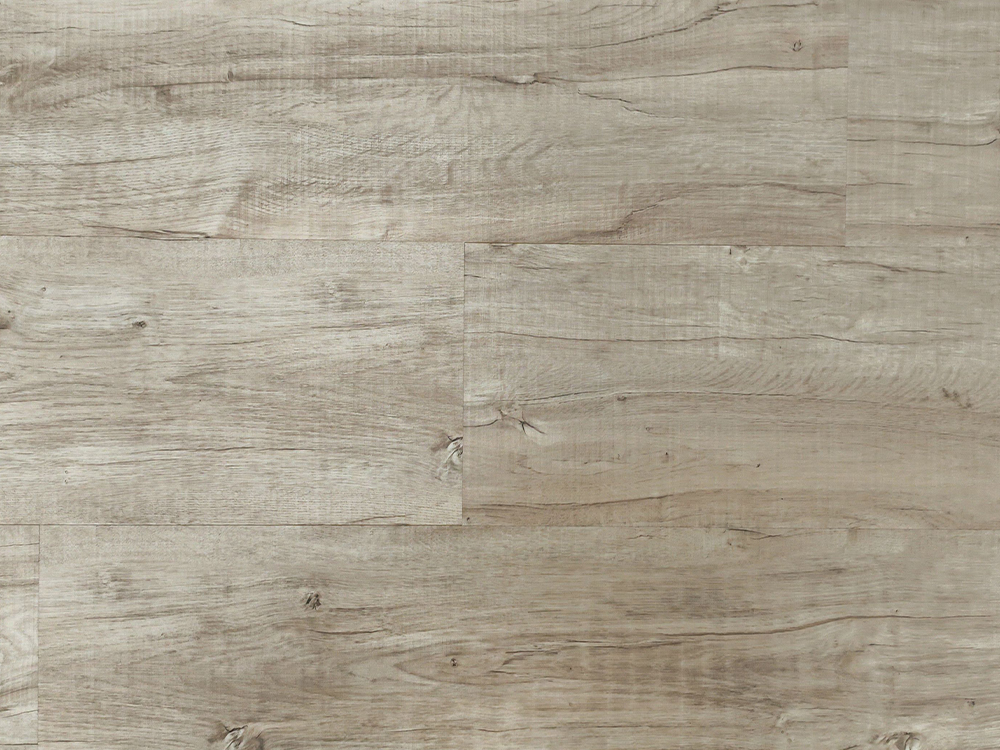 Sàn WPC Vân Gỗ Màu Xám Nhạt 9×48” 8mm